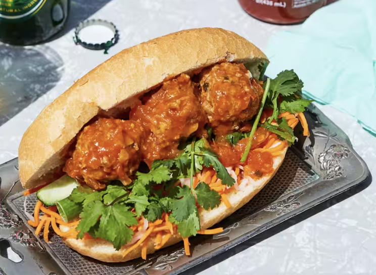 Meatballs Banh Mi