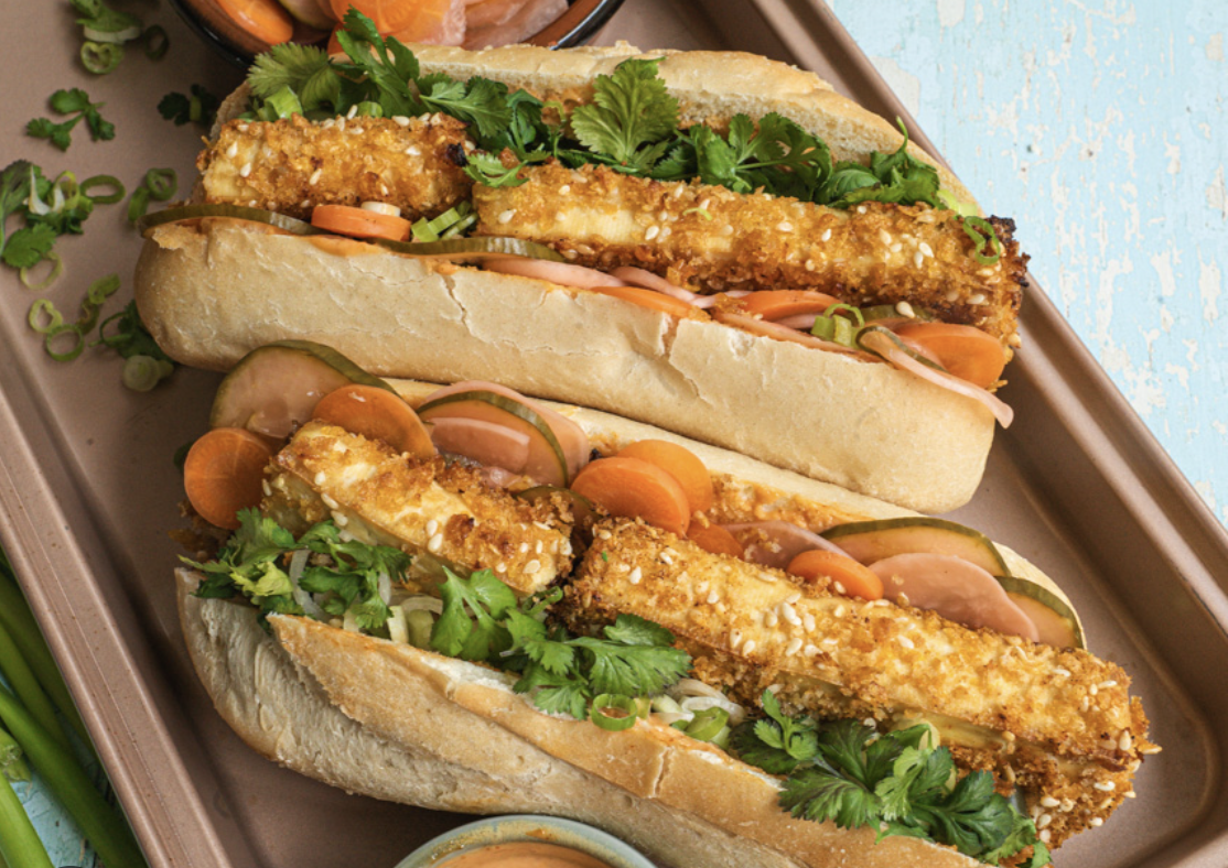 Veggies w/ Tofu Banh Mi